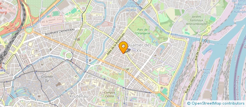 localisation de l'entreprise MADAME JOSELINE SEBBAN à STRASBOURG