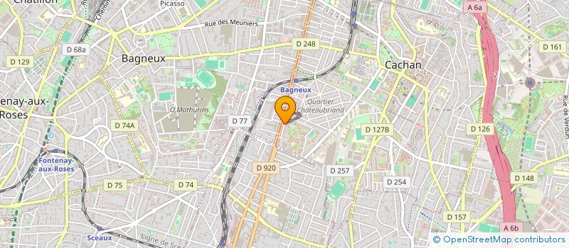 localisation de l'entreprise MADAME JOSELLE BAKALA LOUHOUMA  CACHAN