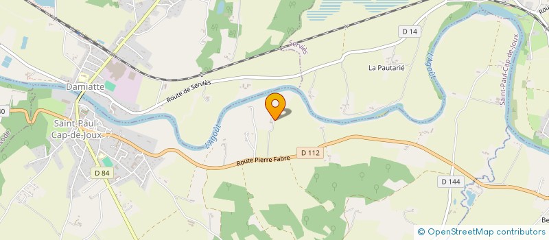 localisation de l'entreprise MADAME JOSELYNE FABRE à SAINT-PAUL-CAP-DE-JOUX