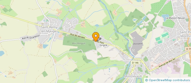 localisation de l'entreprise MADAME JOSEPH JOUAN  BEAUPREAU-EN-MAUGES