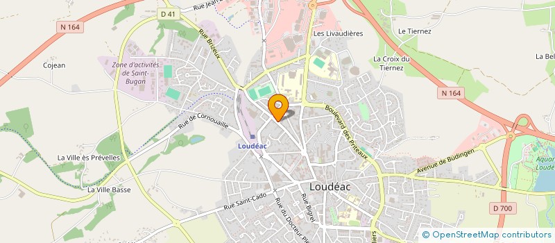 localisation de l'entreprise MADAME JOSEPH LE HELLAYE à LOUDEAC