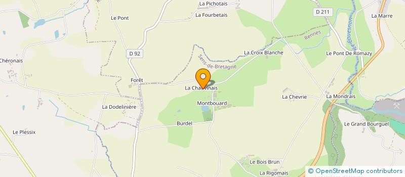 localisation de l'entreprise MADAME JOSEPH PERRIGAULT à VIEUX-VY-SUR-COUESNON