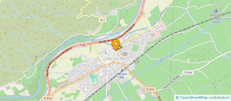 localisation de l'entreprise MADAME JOSEPHA ALVAREZ à ILLE-SUR-TET