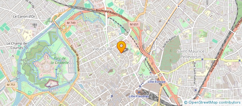 localisation de l'entreprise MADAME JOSEPHA BODART à LILLE