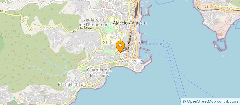 localisation de l'entreprise MADAME JOSEPHA DIGIACOMO à AJACCIO