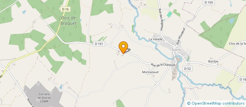 localisation de l'entreprise MADAME JOSEPHA GUERIN à TERRES-DE-HAUTE-CHARENTE