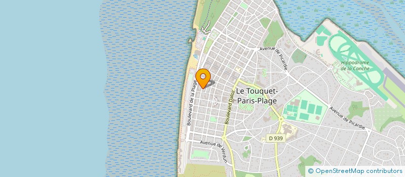 localisation de l'entreprise MADAME JOSEPHA HOCQUET à LE TOUQUET-PARIS-PLAGE