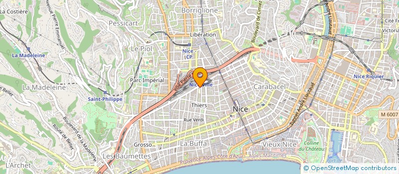 localisation de l'entreprise MADAME JOSEPHA LAGET à NICE