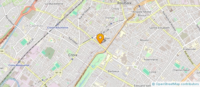 localisation de l'entreprise MADAME JOSEPHA N'LANDU KILU à ROUBAIX