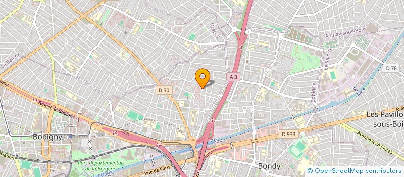 localisation de l'entreprise MADAME JOSEPHA PASCAL AGOSSOU à BOBIGNY