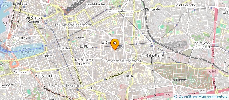 localisation de l'entreprise MADAME JOSEPHA RAZANAVAH à MARSEILLE
