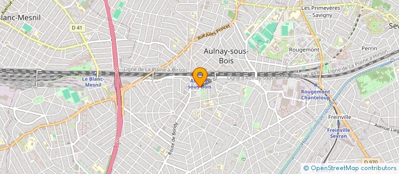 localisation de l'entreprise MADAME JOSEPHA RIDON à AULNAY-SOUS-BOIS