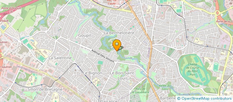 localisation de l'entreprise MADAME JOSEPHA ROSE à ORVAULT