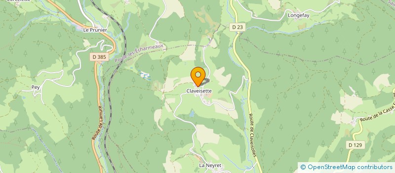 localisation de l'entreprise MADAME JOSEPHE AUGAY  CLAVEISOLLES