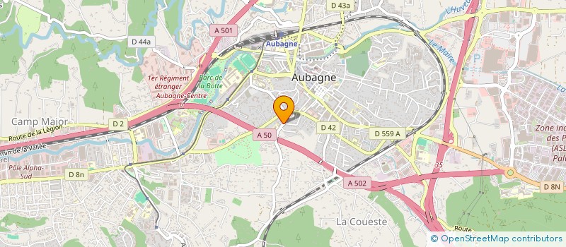localisation de l'entreprise MADAME JOSEPHE BELTRAMO à AUBAGNE