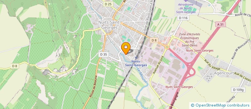 localisation de l'entreprise MADAME JOSEPHE GRILLOT  NUITS-SAINT-GEORGES