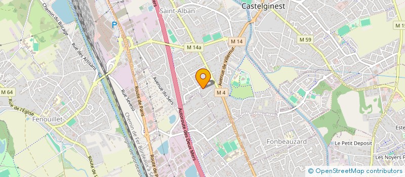 localisation de l'entreprise MADAME JOSEPHE PEYAKA-LABRO  SAINT-ALBAN