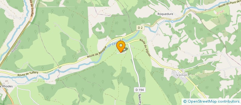 localisation de l'entreprise MADAME JOSEPHINA VAN EERDT  CUR DE CAUSSE