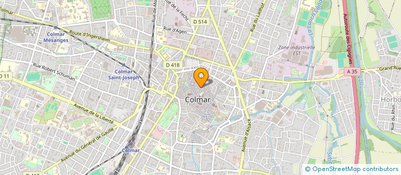 localisation de l'entreprise MADAME JOSEPHINE ADEL  COLMAR