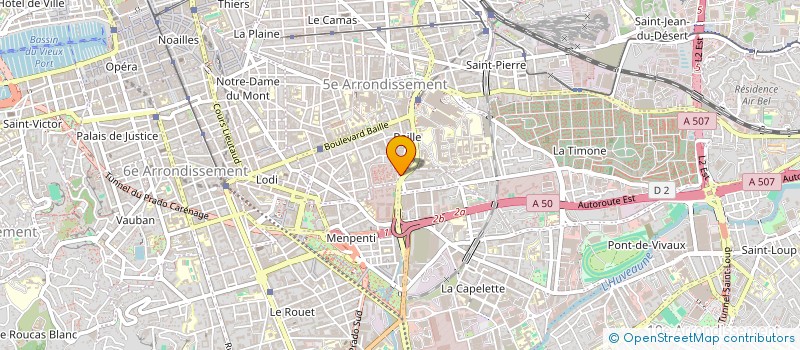 localisation de l'entreprise MADAME JOSEPHINE ALAMINO  MARSEILLE 10EME