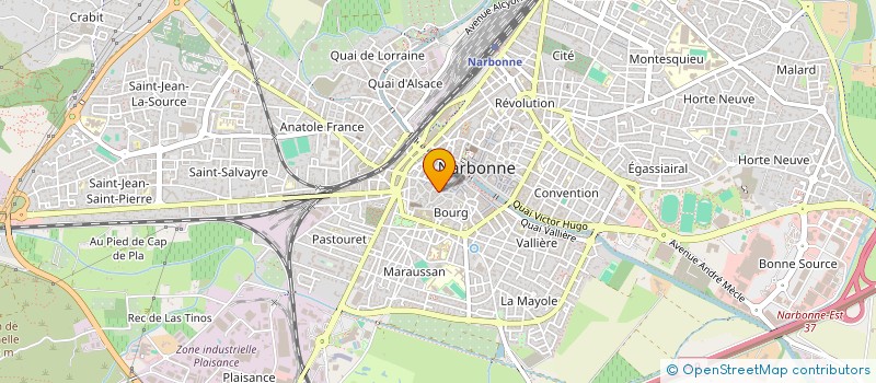 localisation de l'entreprise MADAME JOSEPHINE AMALLAS  NARBONNE