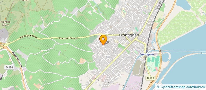 localisation de l'entreprise MADAME JOSEPHINE AMOROS  FRONTIGNAN