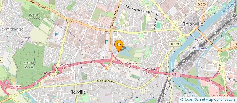 localisation de l'entreprise MADAME JOSEPHINE BAILLIE à THIONVILLE