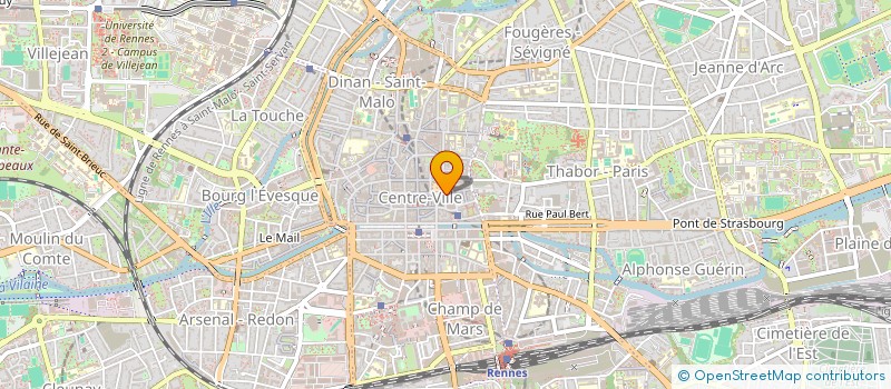 localisation de l'entreprise MADAME JOSEPHINE BAUDIFFIER  RENNES