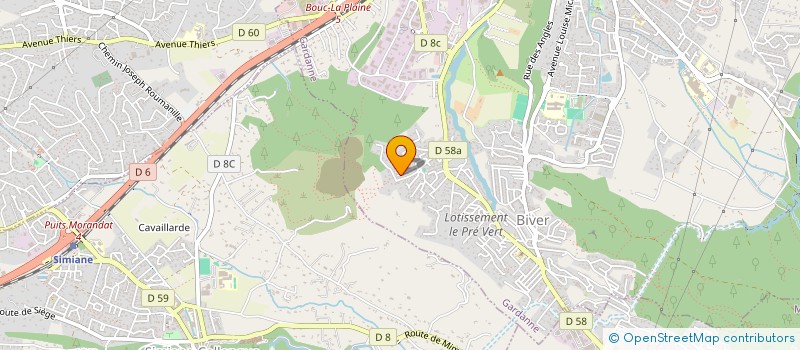 localisation de l'entreprise MADAME JOSEPHINE BAUDO  GARDANNE