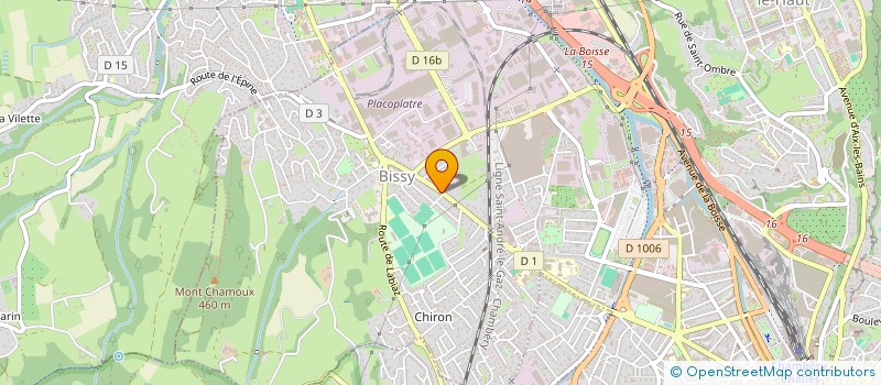 localisation de l'entreprise MADAME JOSEPHINE BAYET  CHAMBERY