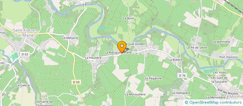 localisation de l'entreprise MADAME JOSEPHINE BELL à MAISDON-SUR-SEVRE