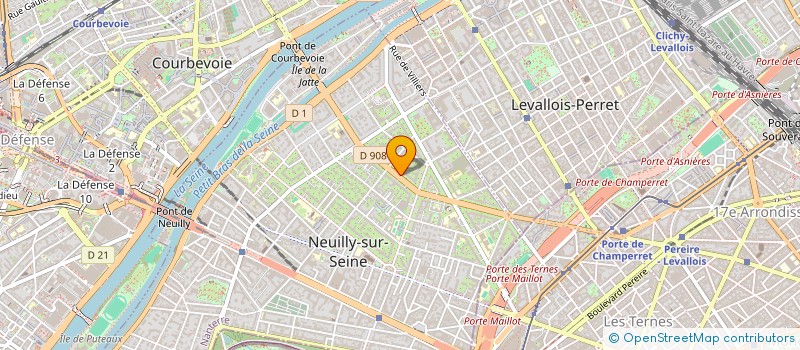 localisation de l'entreprise MADAME JOSEPHINE BERNARD à NEUILLY-SUR-SEINE