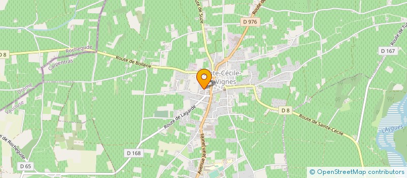 localisation de l'entreprise MADAME JOSEPHINE BERTINO  SAINTE-CECILE-LES-VIGNES