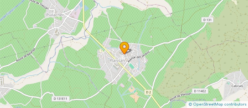 localisation de l'entreprise MADAME JOSEPHINE BIAU  POPIAN