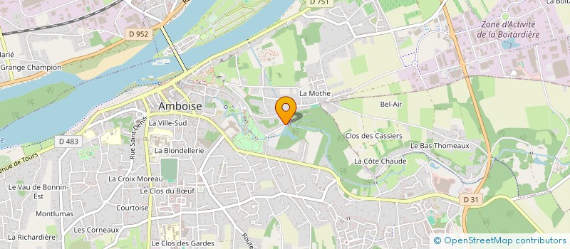 localisation de l'entreprise MADAME JOSEPHINE BITET  AMBOISE