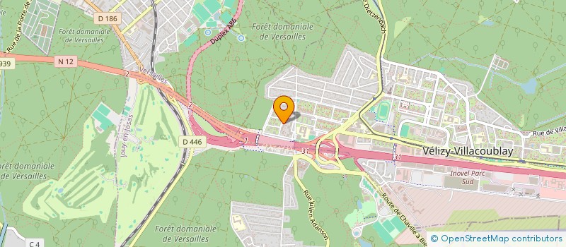 localisation de l'entreprise MADAME JOSEPHINE BIYIE BIKONE  VELIZY-VILLACOUBLAY