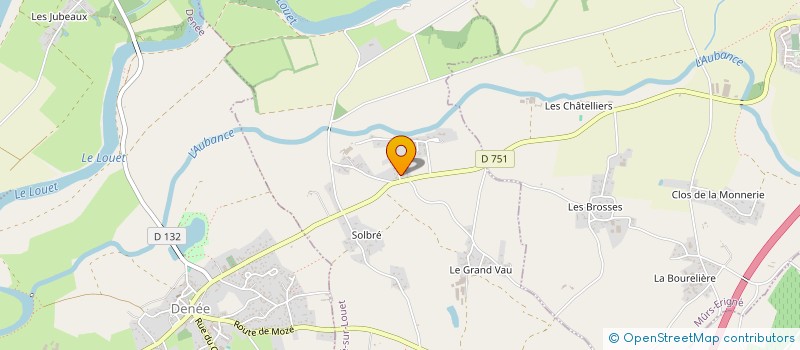 localisation de l'entreprise MADAME JOSEPHINE BLOCHAS  MOZE-SUR-LOUET