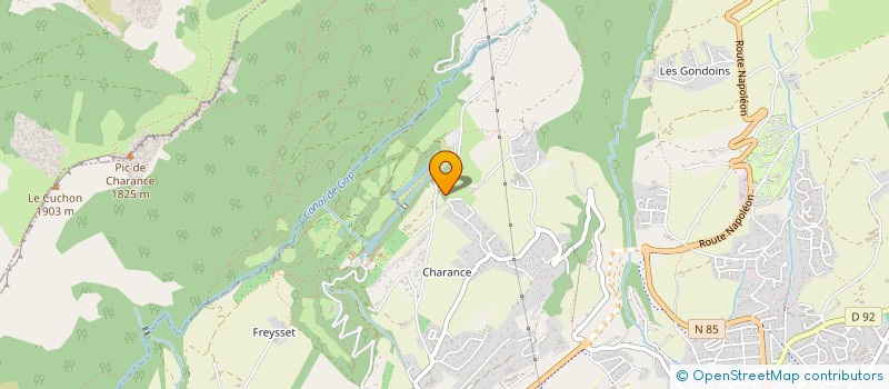 localisation de l'entreprise MADAME JOSEPHINE BONHOMME  GAP