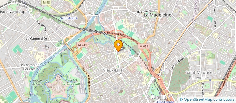 localisation de l'entreprise MADAME JOSEPHINE BOSQUART à LILLE