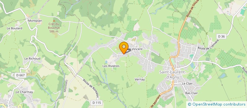 localisation de l'entreprise MADAME JOSEPHINE BRESSON  SAINT-LAURENT-D'AGNY