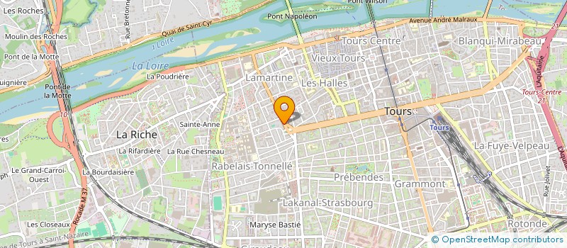 localisation de l'entreprise MADAME JOSEPHINE BROUILLET  TOURS