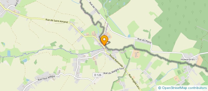 localisation de l'entreprise MADAME JOSEPHINE BRUNIN  SAINT-MARTIN-D'URIAGE