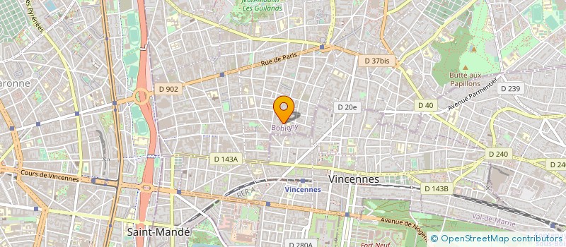 localisation de l'entreprise MADAME JOSEPHINE BUSQUERE à MONTREUIL