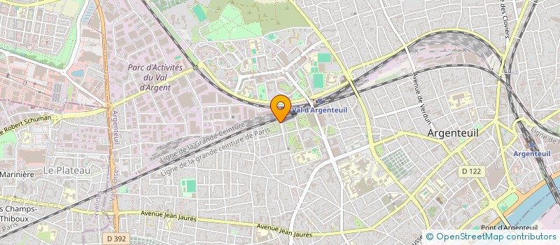 localisation de l'entreprise MADAME JOSEPHINE CACHIN  ARGENTEUIL