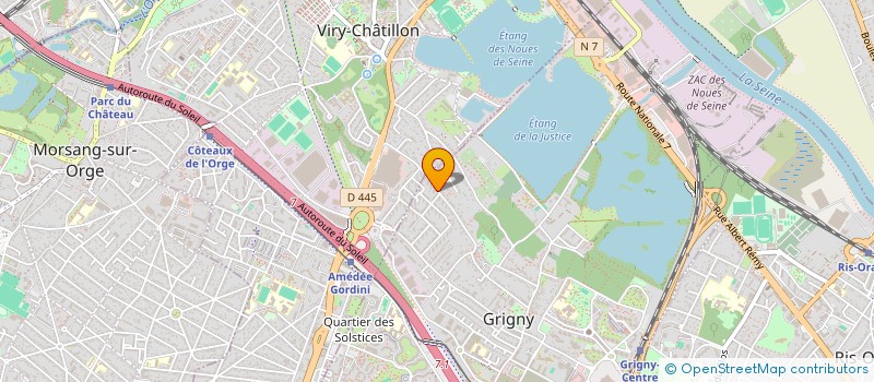 localisation de l'entreprise MADAME JOSEPHINE CANLAS  GRIGNY