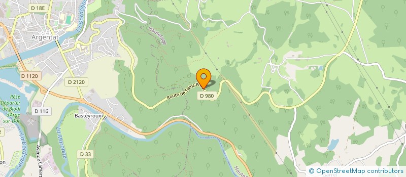 localisation de l'entreprise MADAME JOSEPHINE CAPITAINE  ARGENTAT-SUR-DORDOGNE