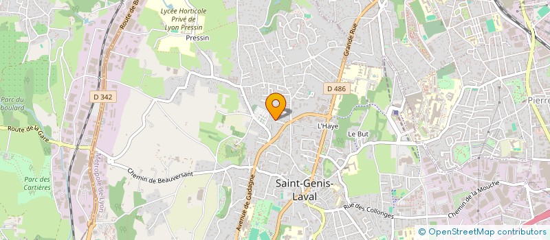 localisation de l'entreprise MADAME JOSEPHINE CART TANNEUR à SAINT-GENIS-LAVAL