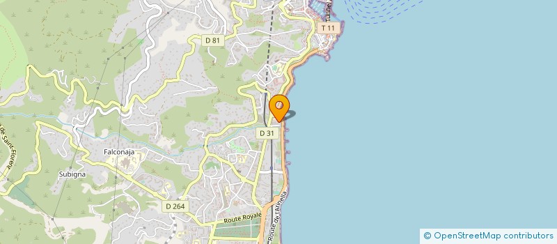 localisation de l'entreprise MADAME JOSEPHINE CIAVALDINI à BASTIA