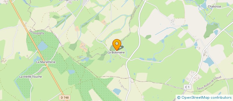 localisation de l'entreprise MADAME JOSEPHINE CLIQUET  SAINT-AUBIN-LE-CLOUD