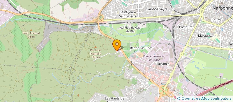 localisation de l'entreprise MADAME JOSEPHINE CONDOUMY  NARBONNE